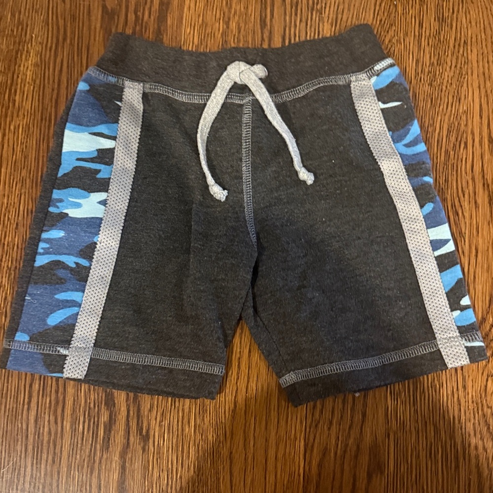 Bottle Caps Blue Camo Shorts